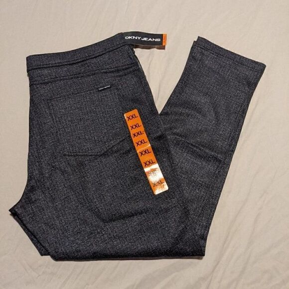 🆕NWT DKNY CHARCOAL GRAY JEANS - XXL - Picture 2 of 6